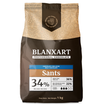 Embalagem de chocolate Blanxart Professional Chocolate Sants 1 kg