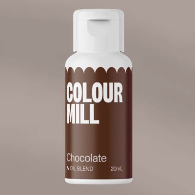 Frasco plástico branco e castanho COLOUR MILL Chocolate 20mL