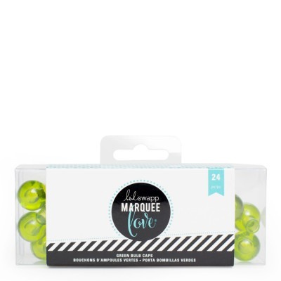 Embalagem de tampas verdes para lâmpadas Heidi Swapp Marquee Love
