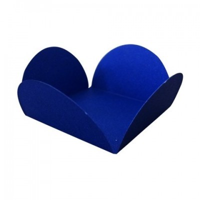 Suporte azul quadrado com laterais arredondadas