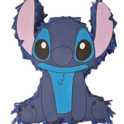 Almofada em forma do personagem Stitch azul da Disney