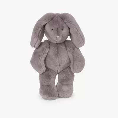 Peluche em forma de coelho cinza