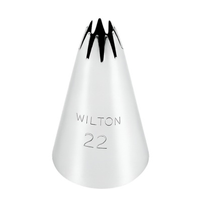 bico de pasteleiro metálico WILTON 22