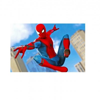 Figura de ação do Homem-Aranha em pose dinâmica