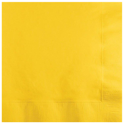 Guardanapo amarelo com textura na borda