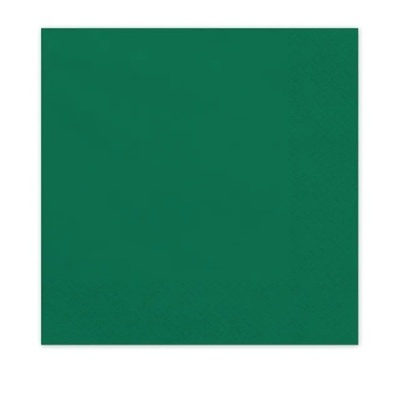 Guardanapo de papel verde quadrado com textura leve