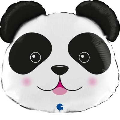 Balão de mylar de rosto de panda