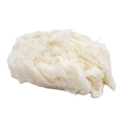 Floco de algodão branco macio e fibroso