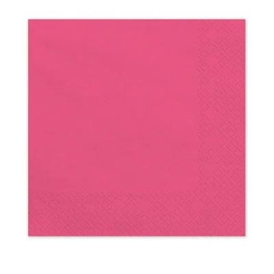 Guardanapo quadrado cor-de-rosa com textura nas bordas