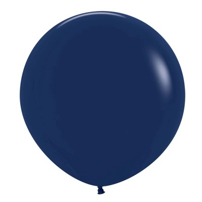 Balão de látex azul escuro