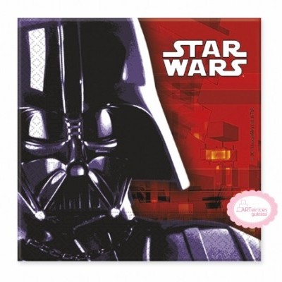 Caderno Star Wars com imagem de Darth Vader em preto e vermelho
