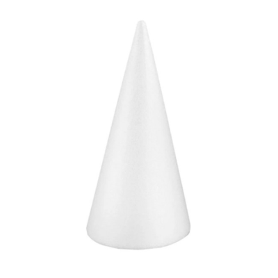Cone branco simples sem texturas visíveis