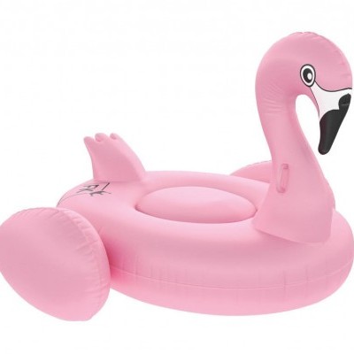 Boia insuflável de flamingo rosa para piscina