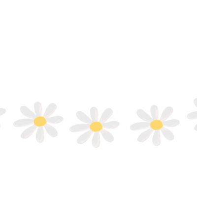 Guirlanda decorativa de flores artificiais brancas e amarelas