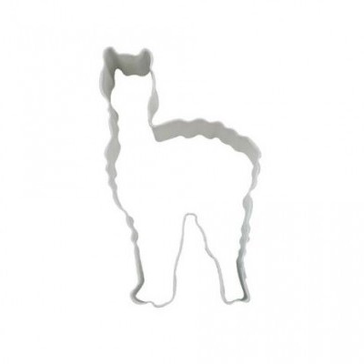 Cortador de bolachas em forma de alpaca