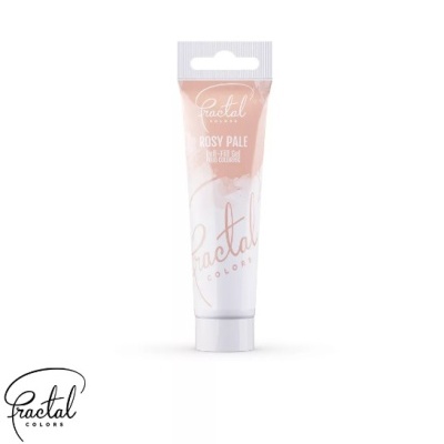 Tubo de tinta acrílica Fractal Colors Rosy Pale em fundo branco