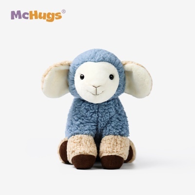 Pelúcia ovelha azul e creme McHugs