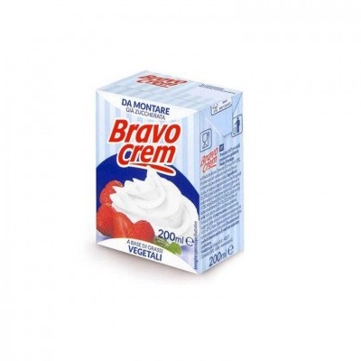 Embalagem de natas para bater Bravo Crem de 200ml