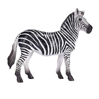 Figura decorativa de zebra às riscas pretas e brancas