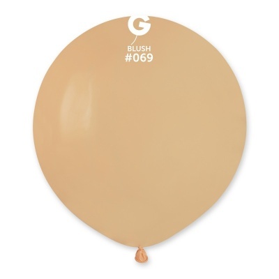 Balão grande cor blush com texto 'BLUSH #069'