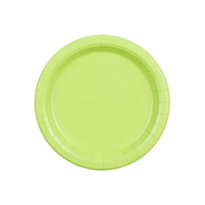 Prato descartável verde claro