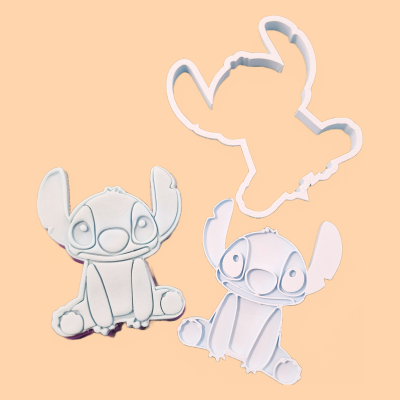 Cortadores de massa ou biscoitos em forma de Stitch