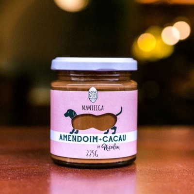 Manteiga de amendoim e cacau 225 gr