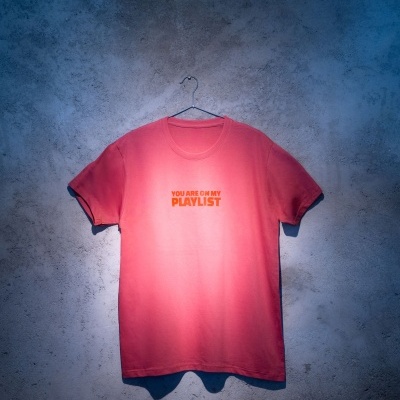 T-shirt You are on my playlist