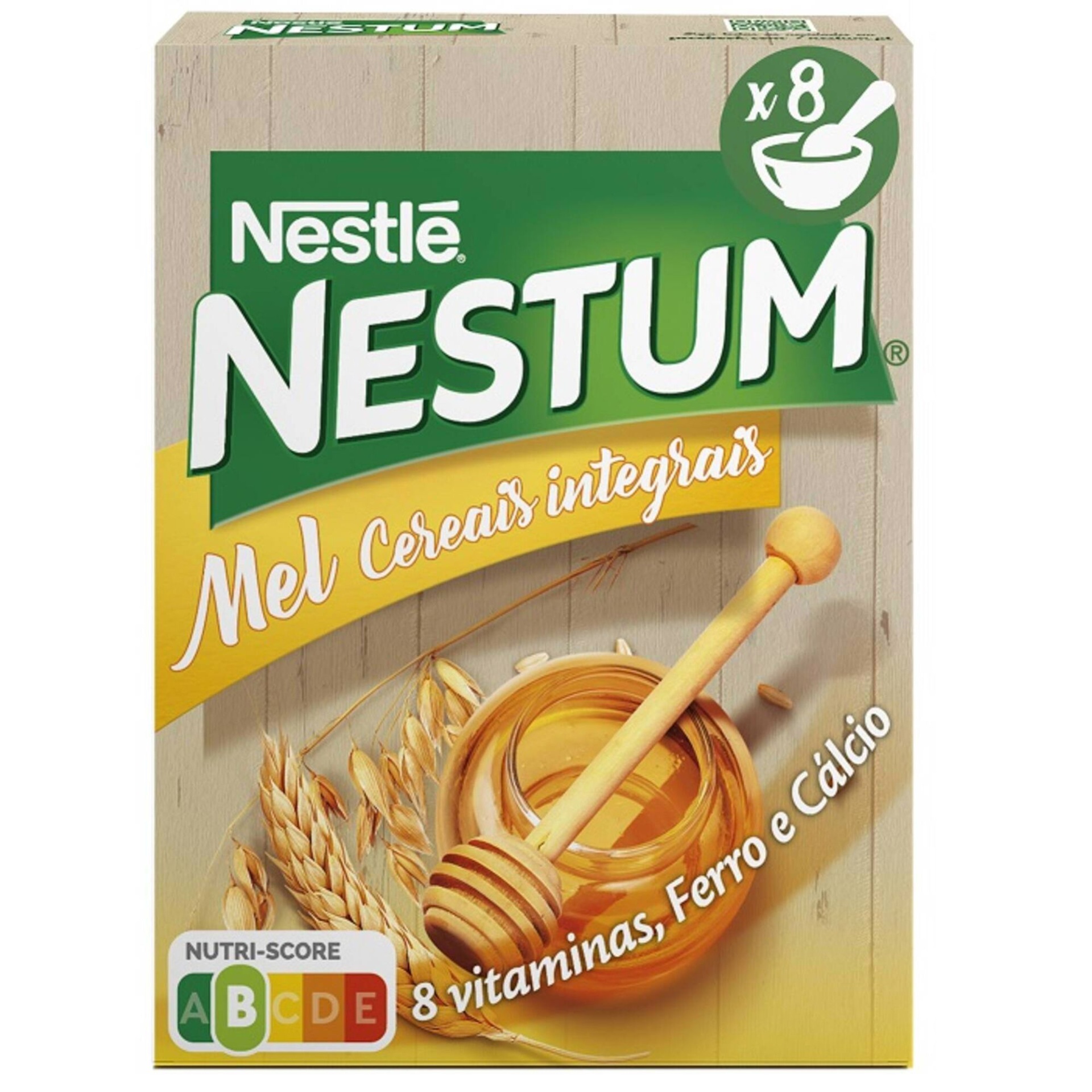 Nestum Cereais Pacote Nestlé Nestum Mel Céréais integrais com mel e pau de mel