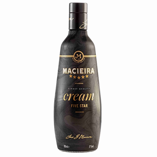 Macieira Cream Garrafa preta de bebida Macieira Cream Five Star