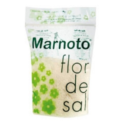 Saco de flor de sal Marnoto com padrão floral verde