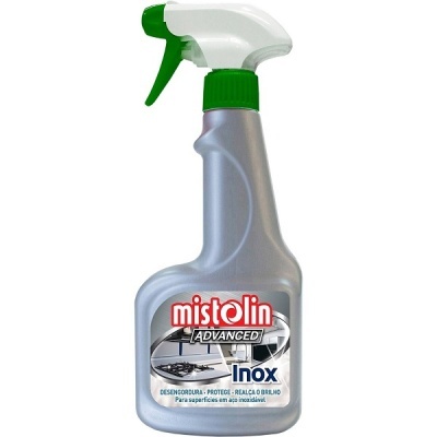 Frasco spray mistolin Advanced inox para aço inoxidável