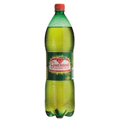 Garrafão de bebida Guaraná Antarctica com gotas de condensação