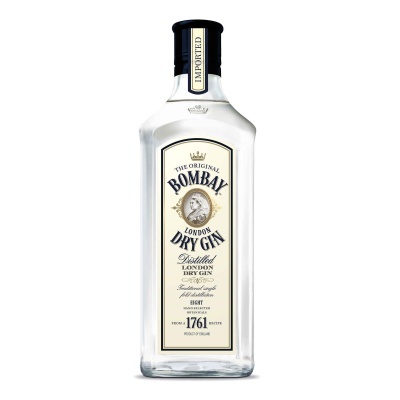 Garrafa de gin Bombay London Dry Gin