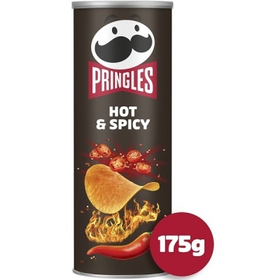 Lata de batatas fritas Pringles Hot & Spicy 175g