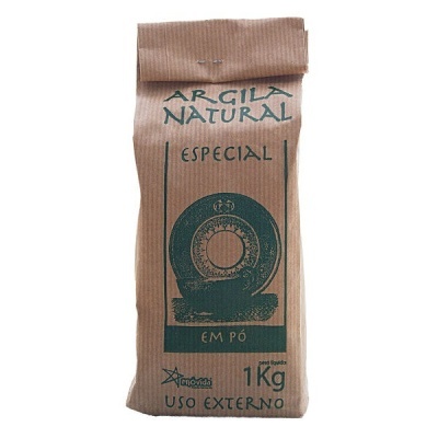 Pacote de argila natural especial em pó 1 Kg