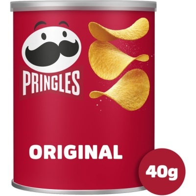 Lata vermelha de batatas fritas Pringles Original 40g