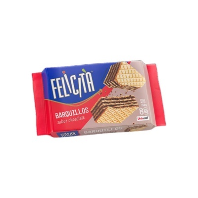 Pacote de wafers Felicità sabor chocolate