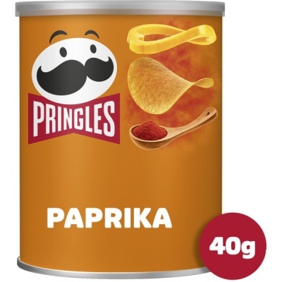 Lata de batatas Pringles sabor Paprika 40g