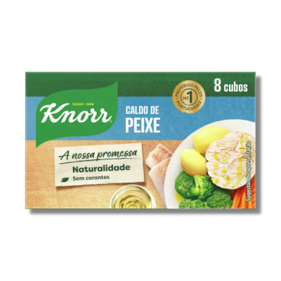 Pacote de cubos Knorr Caldo de Peixe com 8 cubos