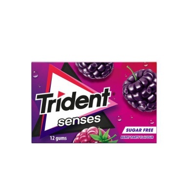 Pacote de pastilhas Trident Senses sabor Berry Party