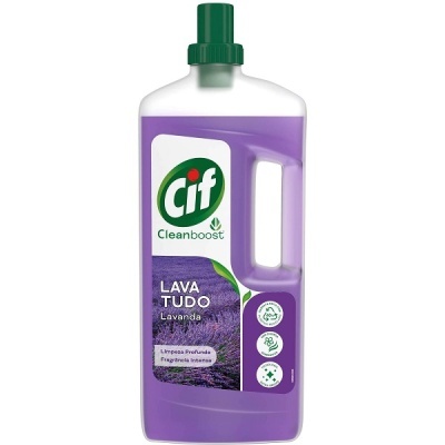 Frasco de detergente multiusos lavanda CIF Cleanboost