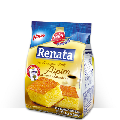 Pacote de mistura para bolo de aipim Renata