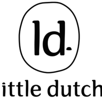 Logótipo da marca little dutch com oval e letras ld.