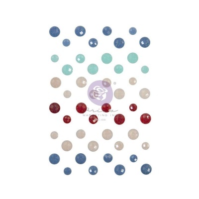 Padrão colorido de círculos azuis, verdes, vermelhos e bege em fundo branco