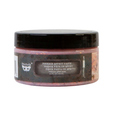 Pasta efeito fénix em embalagem plástica com tampa preta