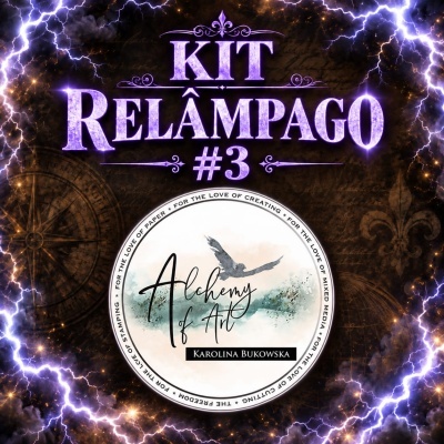 Promoção Kit Relâmpago #3 com logotipo Alchemy of Art de Karolina Bukowska