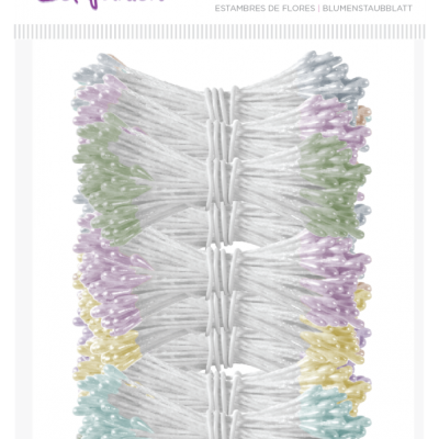 Pacote de estames de flores multicoloridas para artesanato