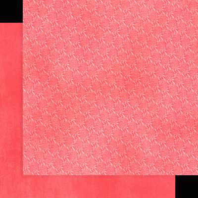 folha decorativa rosa com padrão branco de flocos de neve sobre superfície coral