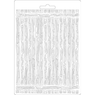 Molde para artesanato com padrão de madeira detalhado